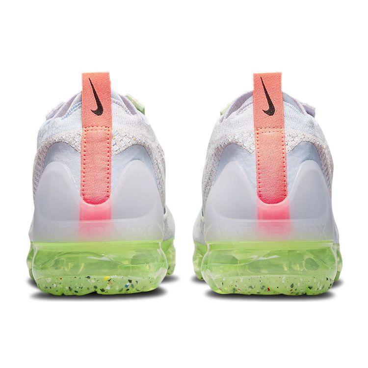 Nike Air VaporMax 2021 Flyknit Light Bone Lime Ice Women Sneakers White Ghost Black DC4112-003