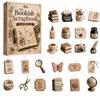 2026 Christmas Countdown Calenda, 24 Nostalgic Travel-Themed Christmas Tree Ornaments,Holiday Gift for Christmas