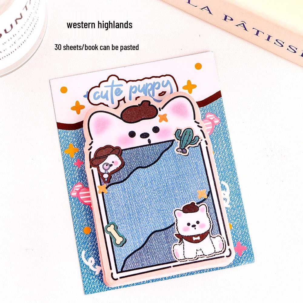 Adorable Animal Sticky Notes & Portable Planner Notebook Gift