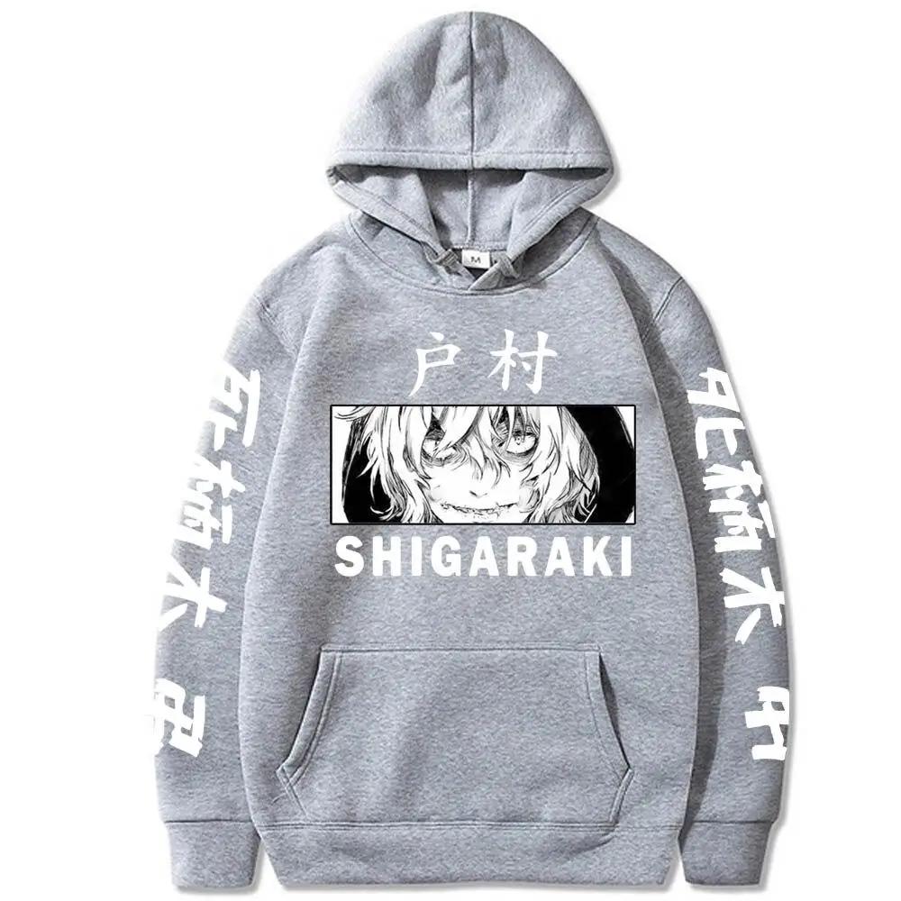 Japan Anime My Hero Academia SHIGARAKI Hoodies Men Long Sleeve Harajuku Shigaraki Tomura Unisex Oversize Sweatshirt