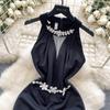 Summer Women Luxury Beading Slim Bodycon Mini Short Sexy Club Party Dresses