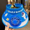 Cappello ventilato estivo per bambini USB Ricaricabile simpatico cartone animato cappello da sole a tesa aperta per ragazzi e ragazze con protezione UV