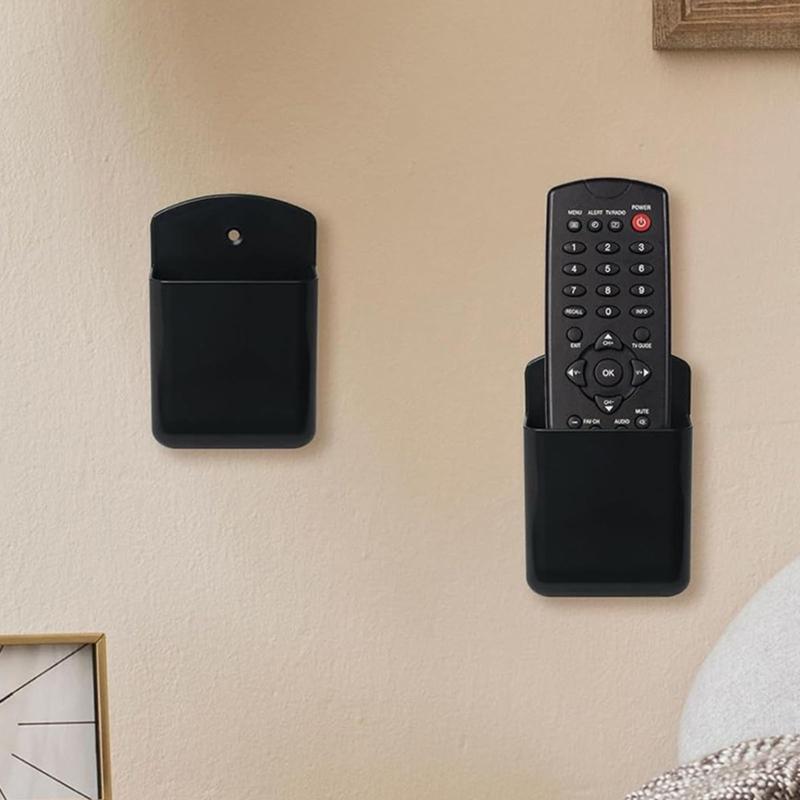 Pack of 6 ABS Plastic Wall Mounted Storage Boxes for Remotes Keys Multipurpose Use Various Locations