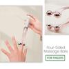 Magnet Bead Dual-Row Roller Hand Massage Tool  Finger Fatigue Relief