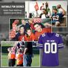 Custom Football Jerseys Personalized Printed Team Name & Number Sports Uniform For Men Women Youth