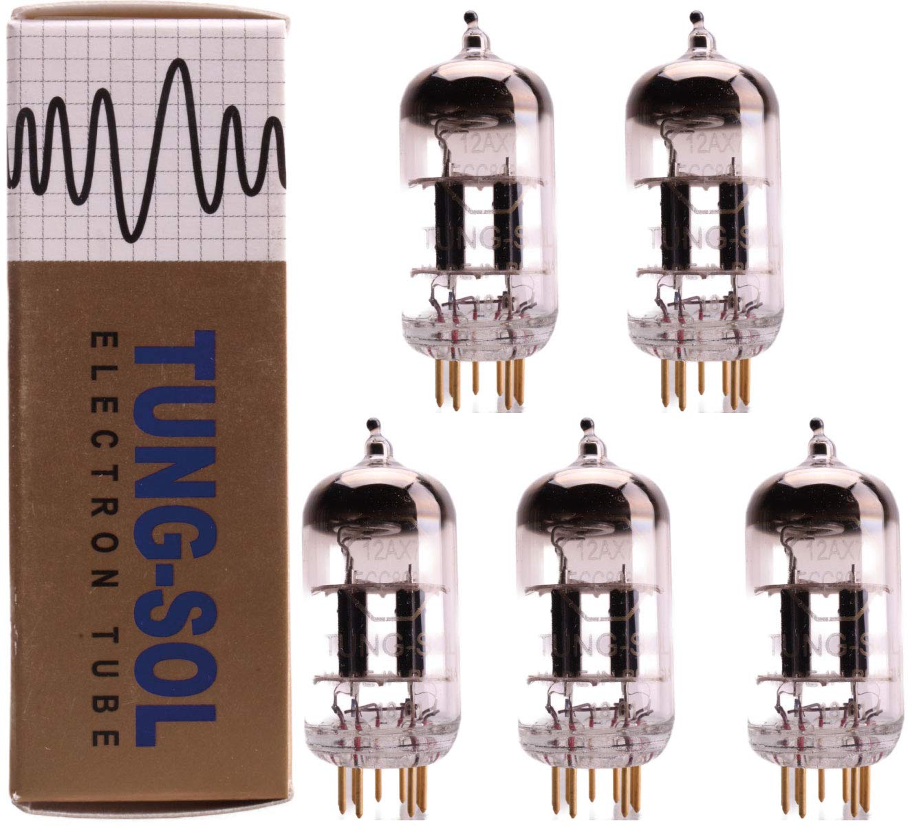 

ECC803S Gold match low gain vacuum tube PX11 year long hours EG for improved sound reliable TUNG-SOL 5-piece [1 warranty] [72 quality] [Highly tube]