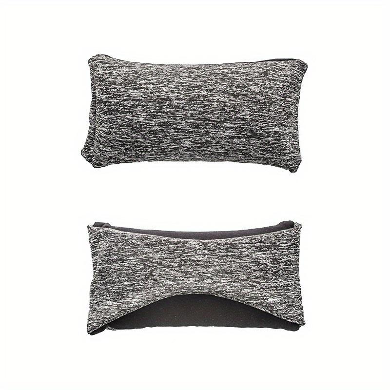 

Portable Neck Pillow & Eye Mask Cushion, Soft Support Rest Pillow For Airplane Office Nap, Travel Sleep Cushion With Adjustable Strap