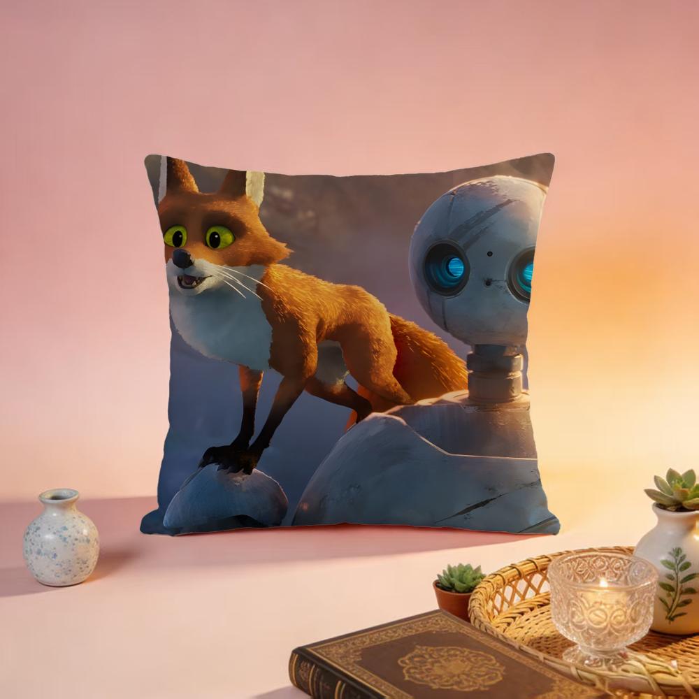 Trending TThe Wild Roboted Cushion Cover Premium SkinFriendly Pillow Case MultiPurpose for Home Office Travel