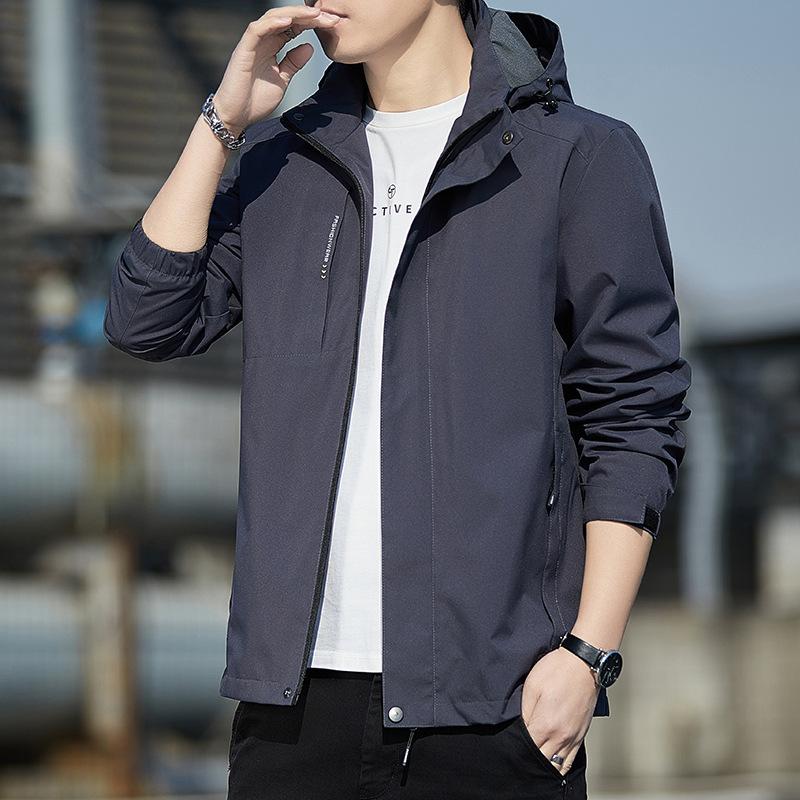 Autumn New Casual Windproof Jacket Men's Middle-aged and Young Men's Autumn Jacket Men's Clothing