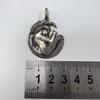 Fashionable Mermaid Pendant Necklace Geometric Pattern Men Decoration Women