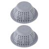 Silicone Hair Catcher Drain Protector with Collapsible Design for Shower and Bathtub Floor Drains To Trap Hair and Debris Easily