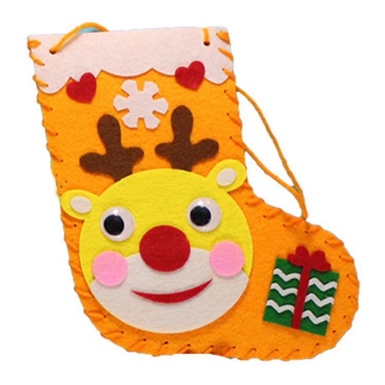 Kids DIY Christmas Stocking Kit for Holiday Decorating Activity