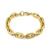 Unisex Punk 316L Stainless Steel Chain Link Bracelets For Women Men T Toggle Round Circle Lock Clasp Exquisite Bangle Bracelets