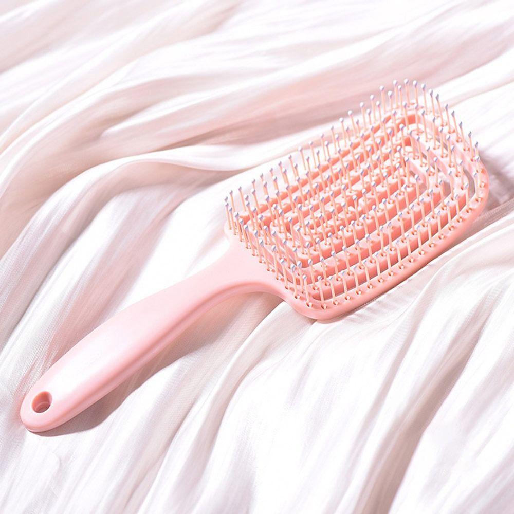 Soft Pins Massage Comb Wet Dry Hair Combs Flexible Curly Hairbrush
