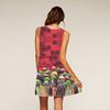 Europe Station Europe and the United States new digital printing crew neck hot-selling dress