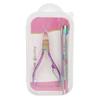 3pcs Cuticle Trimmer Set Stainless Steel Professional Nail Care Cuticle Pusher Scraper Set for