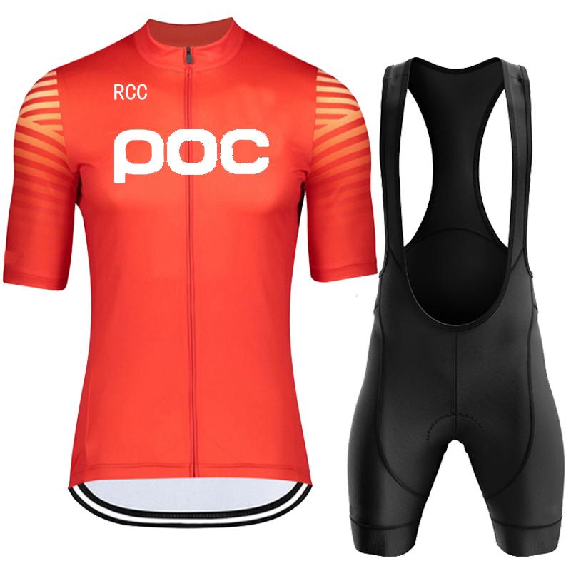 Rcc Poc Cycling Jersey Set Zomer Heren Fietskleding Mountainbike Kleding Mtb Fiets Rijkleding Fietspak 2026