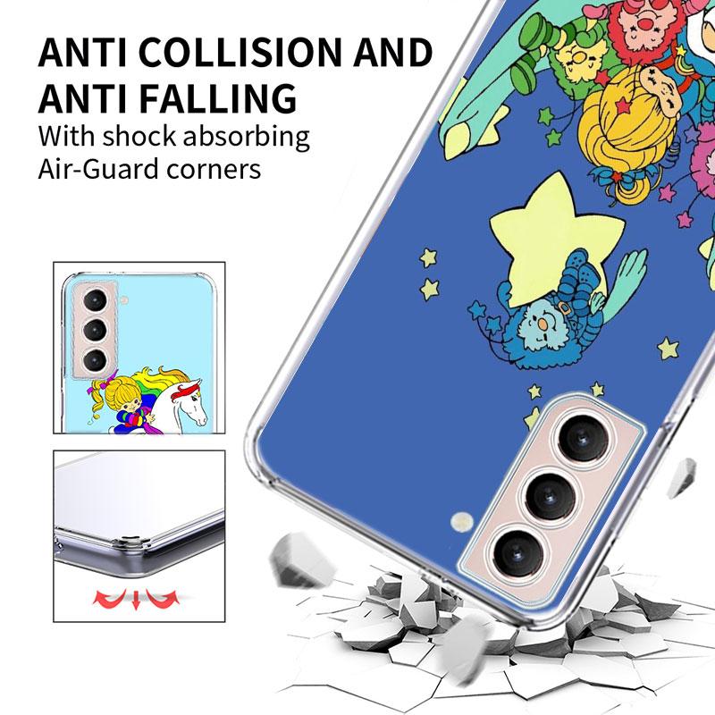 R-Rainbow Cute Brite Phone Case For Galaxy A14 A24 A34 A54 Samsung A02S A12 A22 A32 A42 A52 A72 A13 A33 A53 5G A03 A03S A23 A73