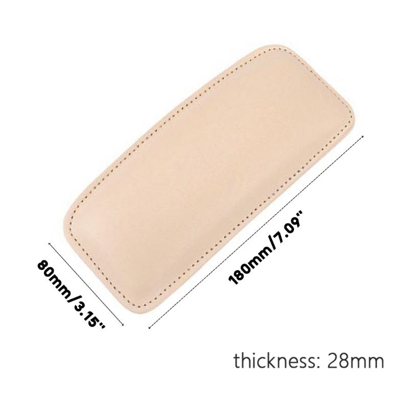 Kniepolster aus Leder fürs Auto, Beinpolster, Oberschenkelstütze, weiches, bequemes Knie-/Beinpolster, Auto-Innenausstattung