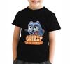Grizzy und die Lemminge Kinder T-Shirts Jungen Cartoon Freizeit Kurzarm T-Shirts Mädchen O-Ausschnitt Oberteile Lustige Bären T-Shirts Kinderkleidung