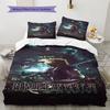Ffvii Set Biancheria da Letto con Motivo di Gioco Copripiumino Federa Decorazione per la Casa Regalo (1 * copripiumino + 2 * federa, senza nucleo)