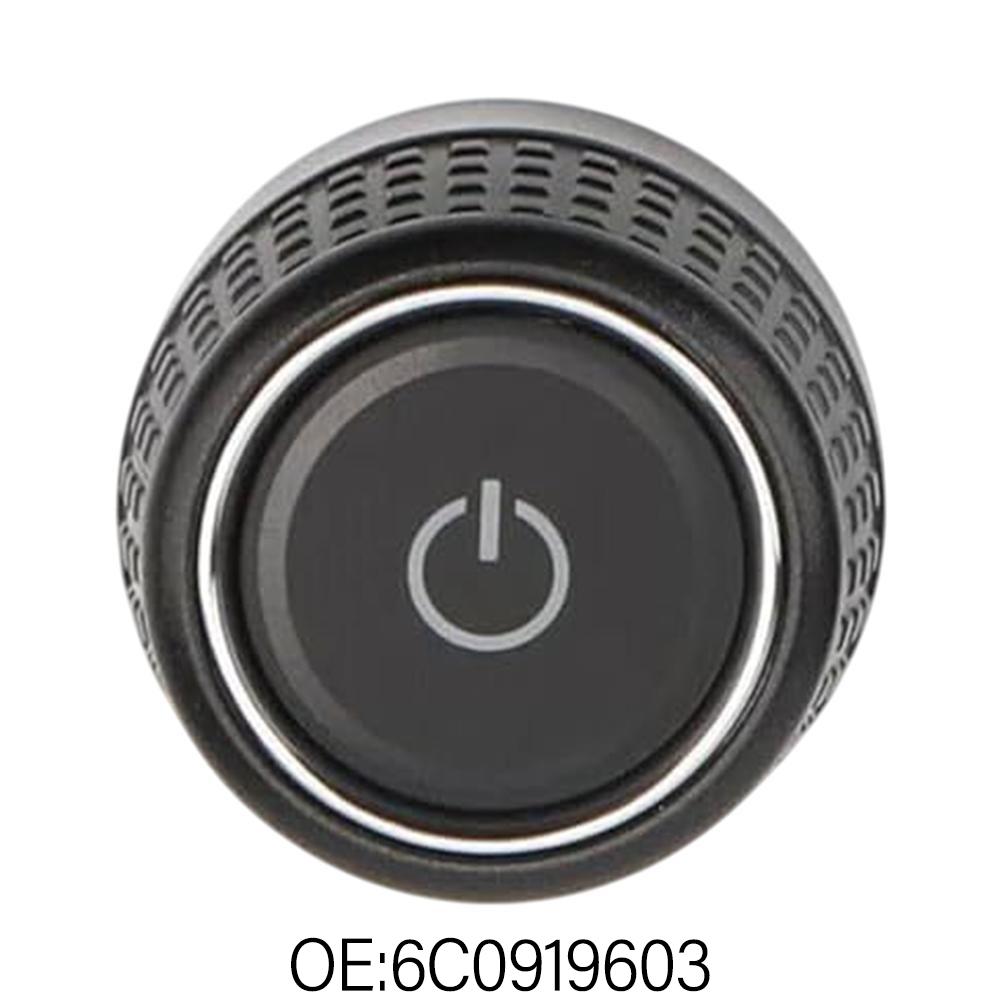 Audio Control Enhancement Car Radio Knob Turn Knob For Car Audio Easy tallation Hassle-Free Upgrade OEM Part Number 6C0919603