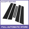6Pcs Door Pillar Window Trim for NISSAN MAXIMA 2016- Black