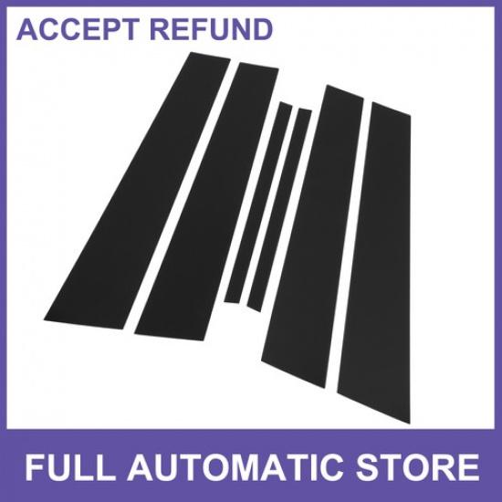 6Pcs Door Pillar Window Trim for NISSAN MAXIMA 2016- Black