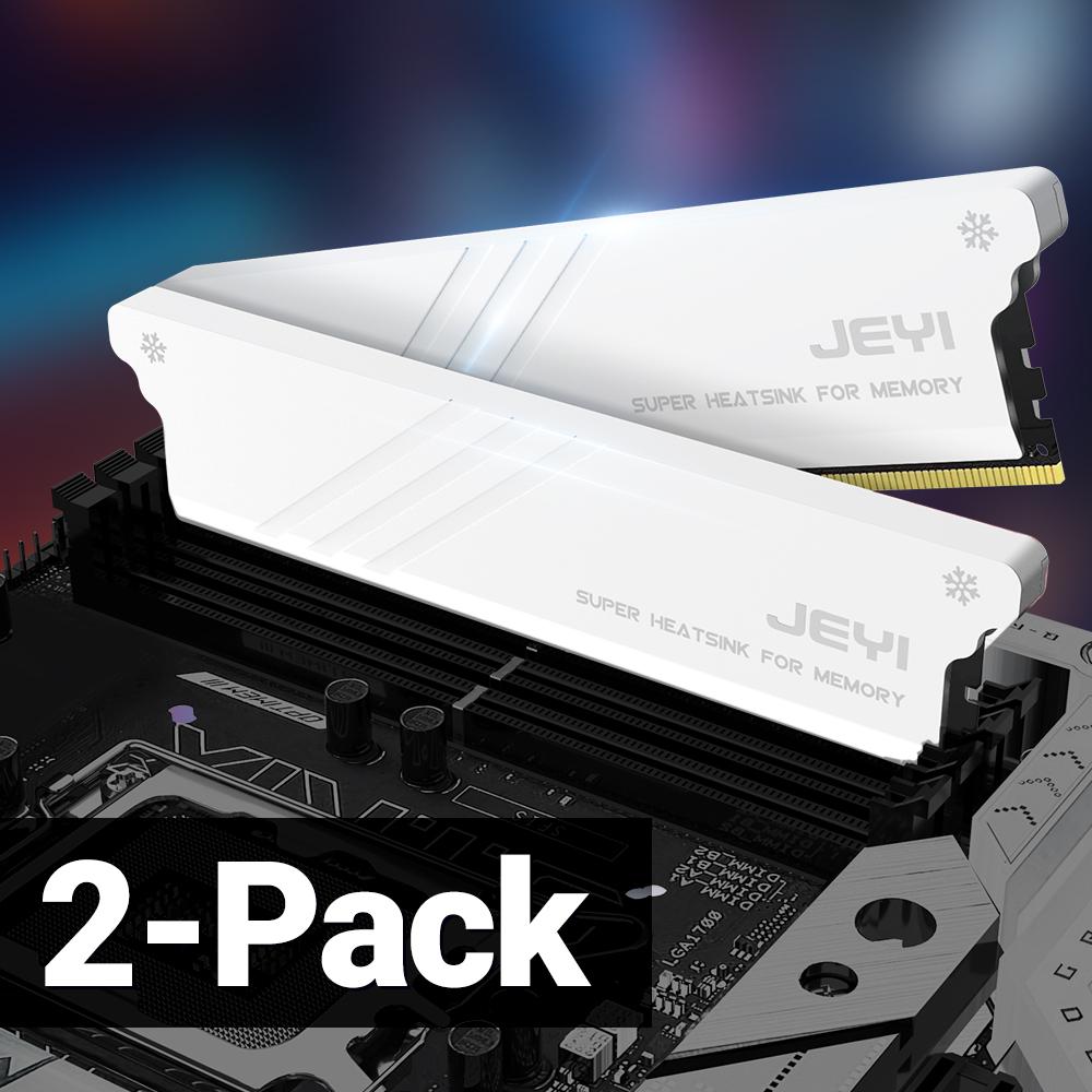 JEYI Memory RAM Heatsink With Thermal Pads, Desktop RAM Cooler DDR Radiation Dissipate for PC DIY DDR2 DDR3 DDR4 DDR5
