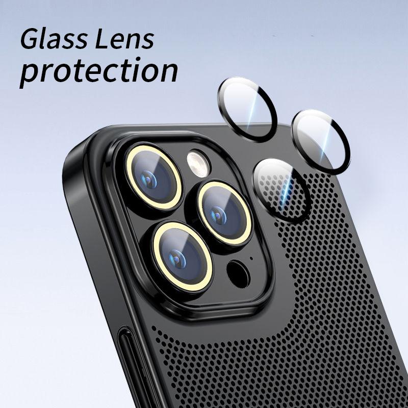 Carcasă de telefon cu disipare a căldurii pentru iPhone 11 12 13 14 15 16 17 Pro Max 14 15 16 Plus XR Max 17 Air Husa cu Margine Galvanizată