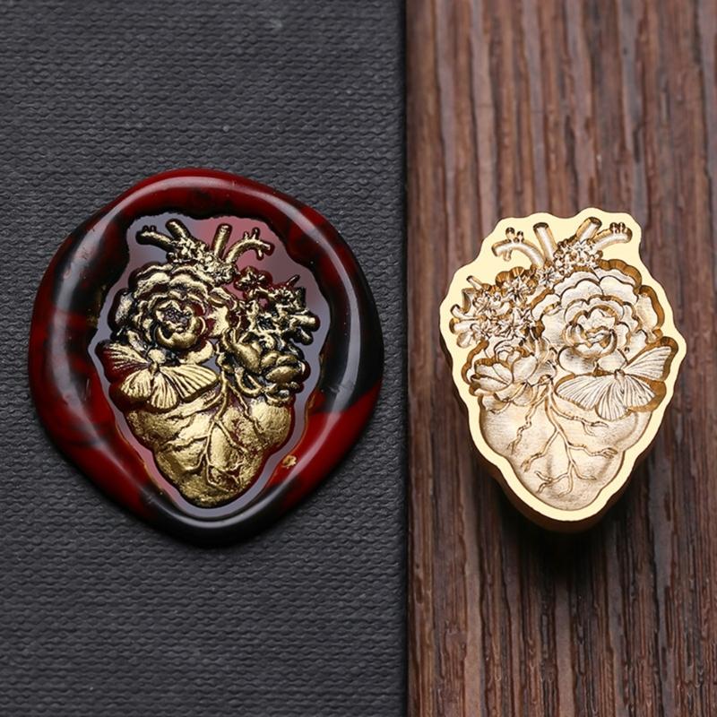 Pumpkins Sealing Wax Stamp Halloween Series Wax Seal Stamp Brass Head Seal Stamp for Scrapbooking Invitations Decoration