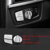 Chrome Gear Shift Panel Front Headlight Switch Engine Start Stop P Shift Button Cover Trim For BMW 2 3 4 Series 3GT F30 F20 F36
