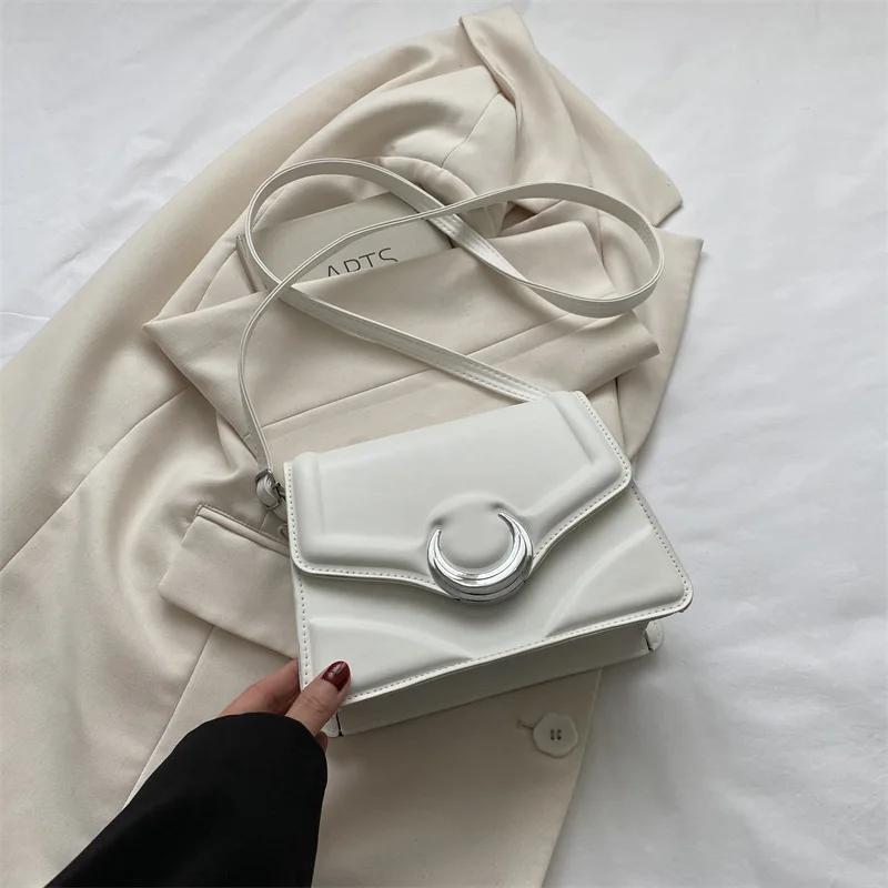 Popular Small Crossbody Bag New Trendy Solid Color Small Women's Shoulder Bag High-end Versatile Luxury Brand Crossbody Bag