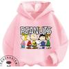 Street Fashion Kids Hoodie Cute Cartoon Graphic Autumn Winter Casual Sweatshirt Snoopy