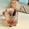Glacier Old Fashioned Whiskey Glass Matte Ice Surface Wine Rock Glass Whisky Tumbler Vodka Cup Beer Mug Wooden Gift Box Packing