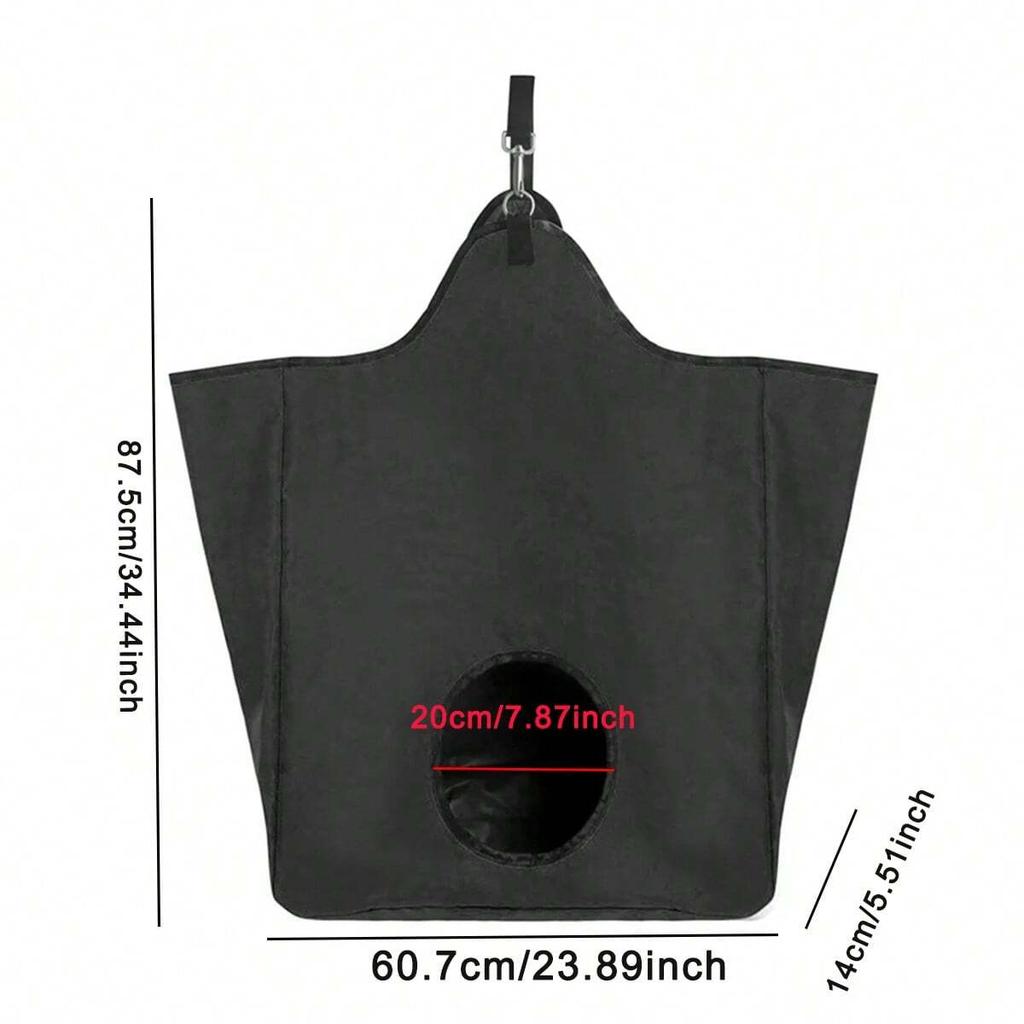 1 Stück-Pferdeheu-Tasche mit großer Kapazität, Tragetasche für langsame Fütterung von Pferden, Heufutter-Aufbewahrungstasche für Ziegen