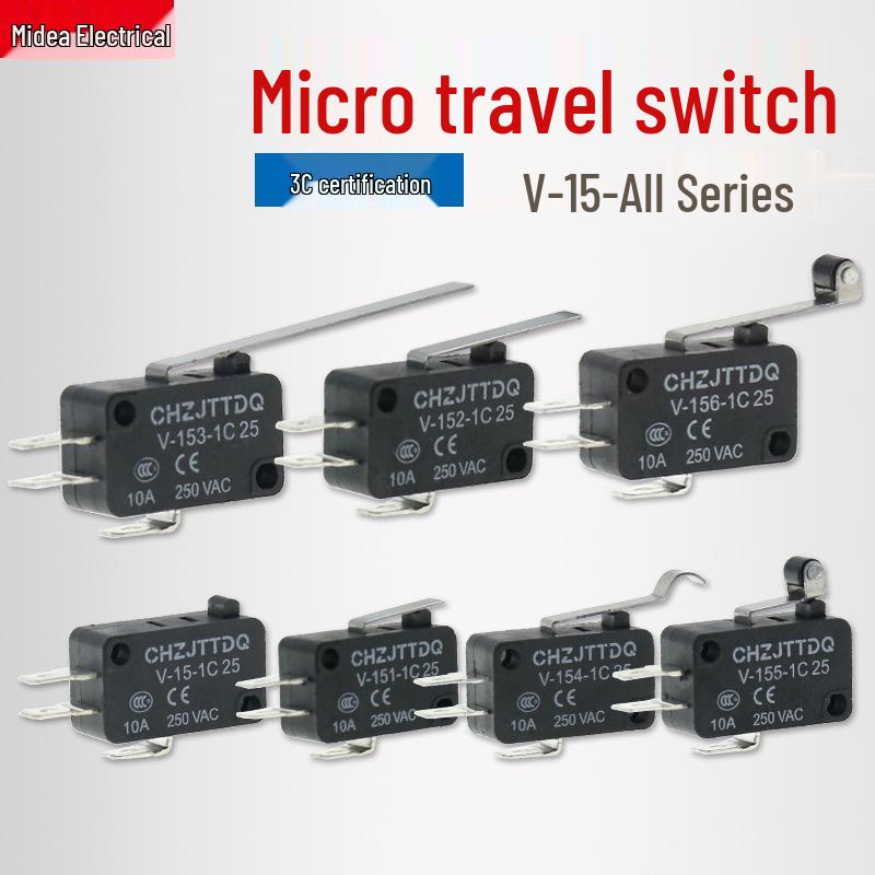 V-Series Limit Micro Switch: V-15, V-152, V-153, V-154, V-155, V-156-1C25