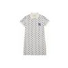 New MLB Short Sleeved Dress Women's Cream 3FOPM0223-50CRS