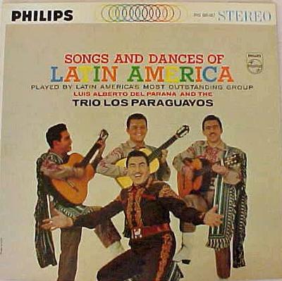 LP Record LUIS ALBERTO DEL PARANA Y LOS PARAG - Songs And Dances Of Latin America PHS600067 PHILIPS 1963 US Country Used