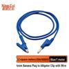NINGCAI 4mm Banana Plug To Alligator Clip Test Lead