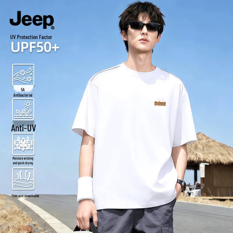 

JEEP Men s Quick-Dry UV Protection Short Sleeve T-Shirt XL