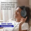 Superlux Professional Studio Monitoring Large 50mm Black HD668BMKII Headphones, Diaphragm,