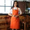 Neue Mode Küchenschürzen für Frauen und Männer Koch Arbeitsschürze für Grill Restaurant Bar Shop Cafés Schönheit Nägel Studios Uniform