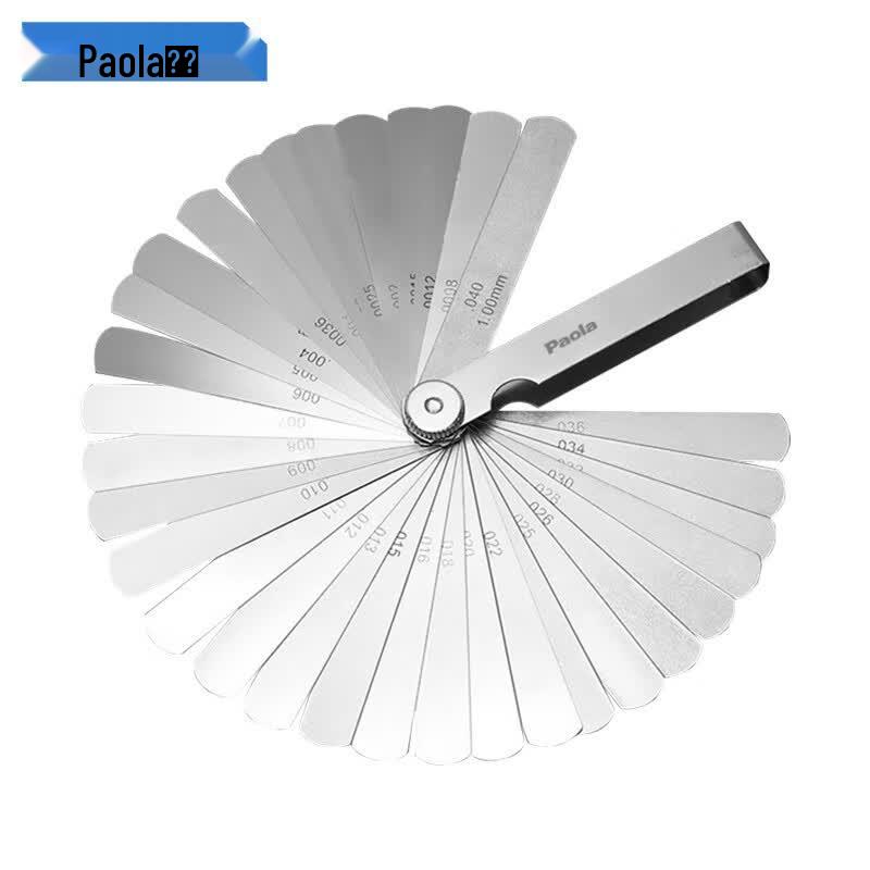 Paola 32-Piece Feeler Gauge Set Metal