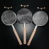 Chuangfa Commercial Stainless Steel Bamboo Handle Mesh Skimmer