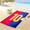 Asciugamano da Spiaggia con Stampa di Lionel Messi, Asciugamano Grande Morbido ad Asciugatura Rapida per Spiaggia Campeggio Nuoto