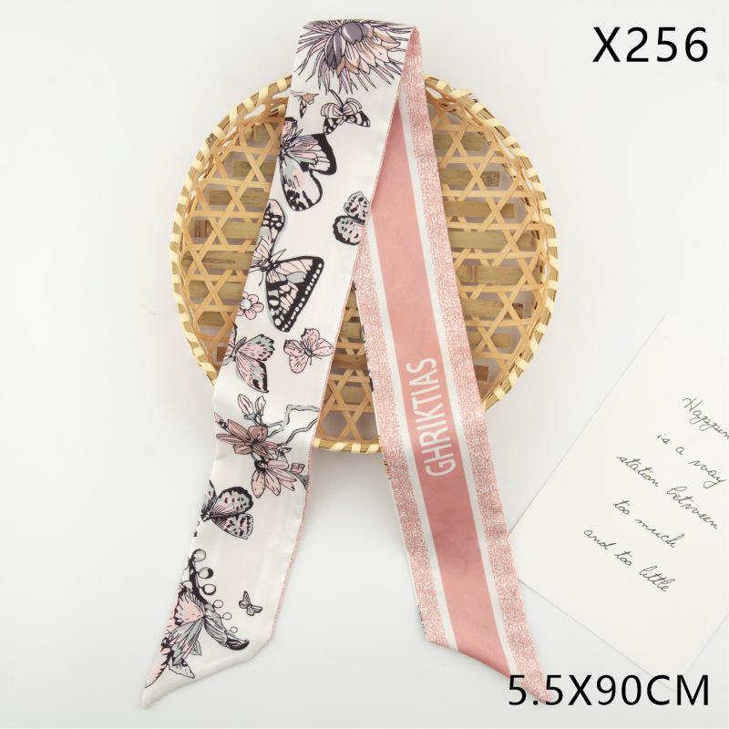 Versatile Vintage Silk Scarf: Hair Tie, Headband, Bag Accessory