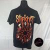 Slipknot World Tour 2023 T Shirt Size L Black Heavy Metal Band Short Sleeve