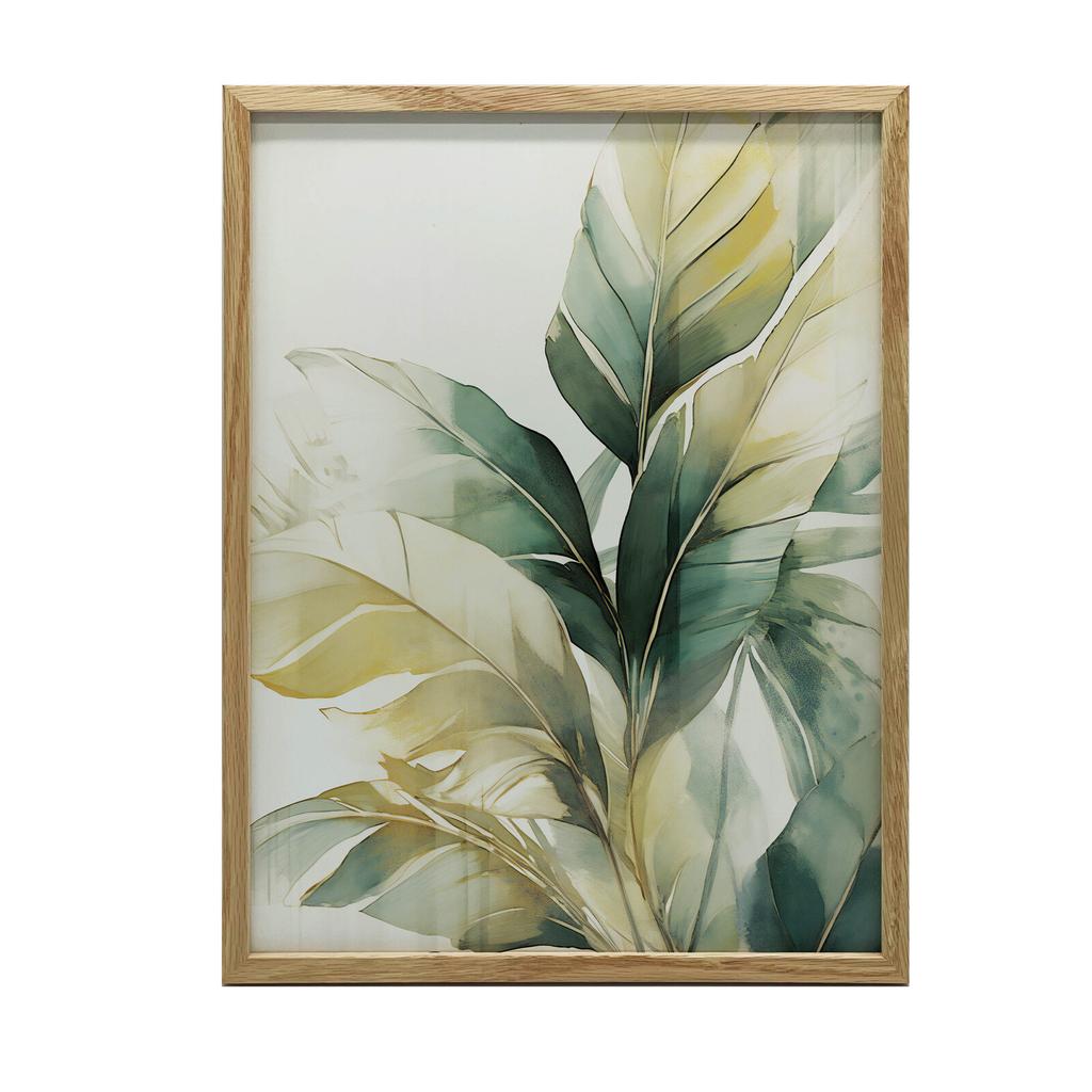 Tropical Harmony Tropical Harmony, 50X70 Cm, Gold Aluminum Frame, 230 Gsm Matte Paper
