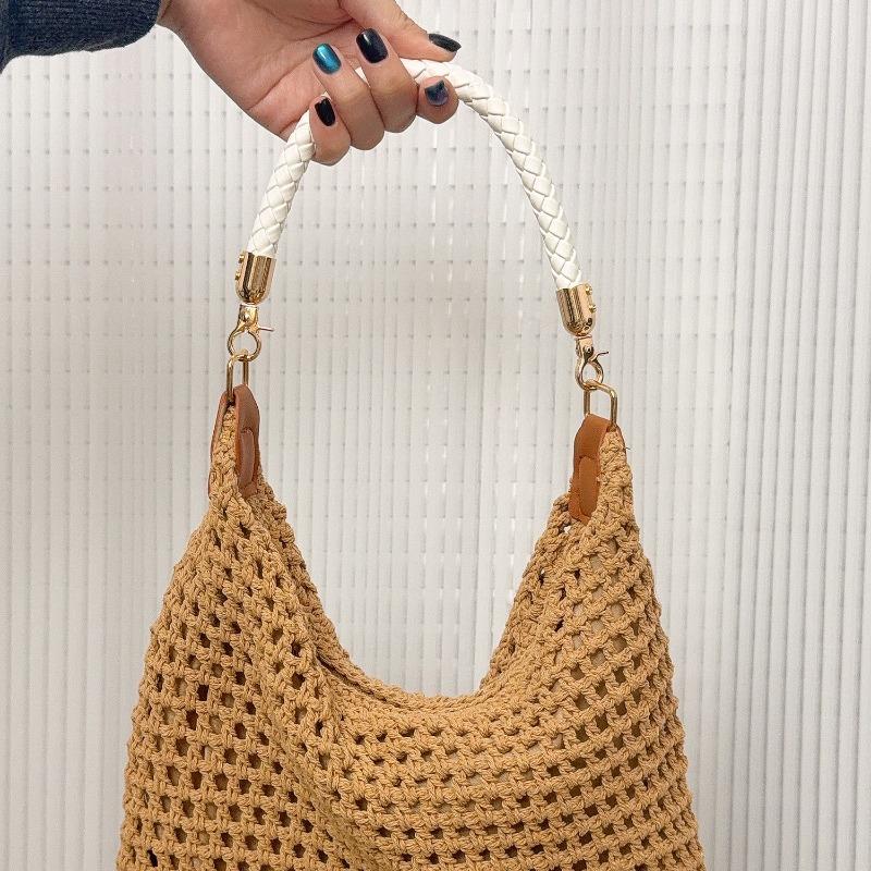 1/2pcs 2025 New Bag Shoulder PU Straps Accessories DIY Woven Bag Strap Hand Strap Handbag Shoulder Straps Bag Accessories
